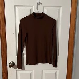 Brown turtleneck